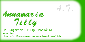 annamaria tilly business card