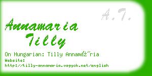annamaria tilly business card